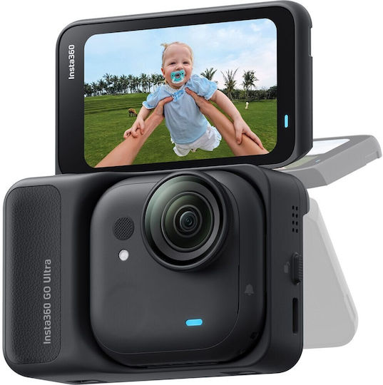 Insta360 GO Ultra Action Camera 4K Ultra HD Underwater Creator Bundle with 2.5" Touch Screen and Wi-Fi Midnight Black