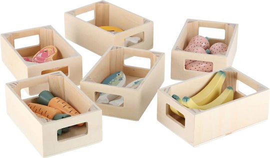 Wooden Grocery Store with Accessories 97x27x45