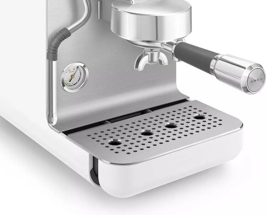 Smeg Automatic Espresso Machine 1700W Pressure 15bar for Cappuccino White EMC02WHMEU