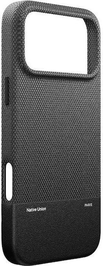 Native Union Back Cover Δερμάτινο Μαύρο (iPhone 17 Pro Max)