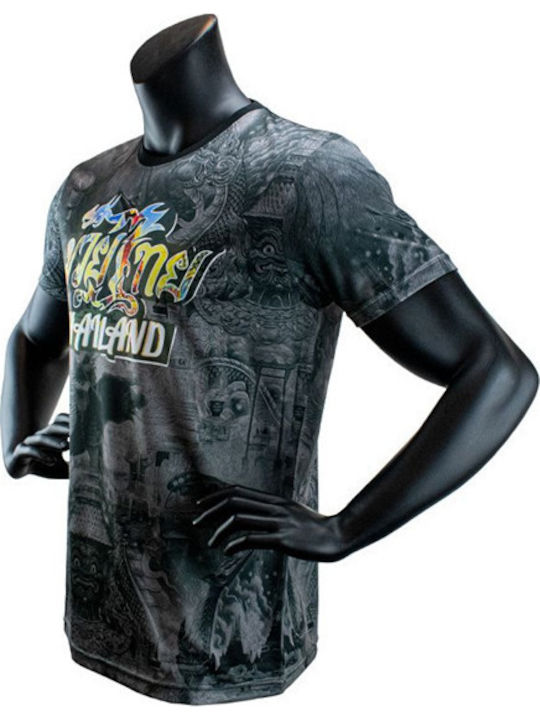 Superpro Herren Kurzärmlig T-Shirt SP-THT300-BK Schwarz