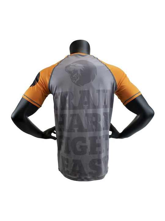 Superpro Short Sleeve Shirt SP-SBL110-OR for Jiu-Jitsu Orange