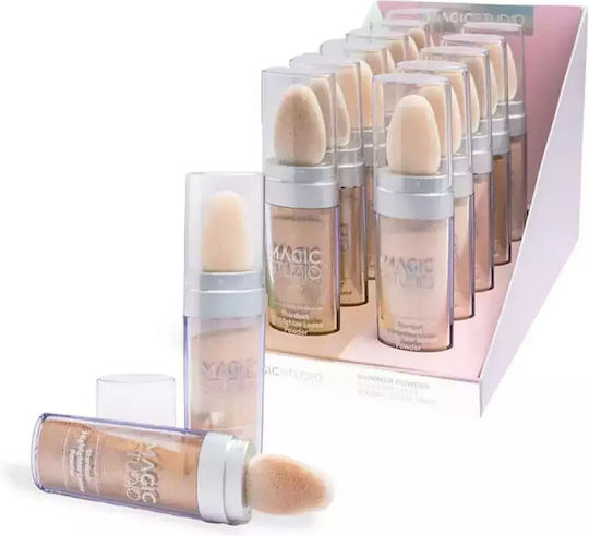 Idc Magic Studio Stardust Highlighter Loose Powder Γκλίτερ Προσώπου & Σώματος 9,6gr 02 Gold