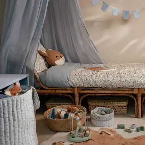 Little Dutch Μαξιλάρι Πλεκτό Αλεπού Forest Friends