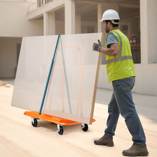 Vevor Transport Trolley for Weight Load up to 816kg Orange