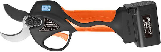 Cresman 340s Pruning Shears Battery Brushless 16.8V 2x4Ah/2.6Ah with Maximum Cutting Diameter 34mm