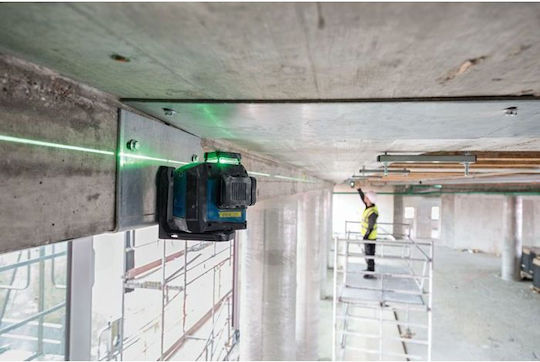 Bosch GLL 80-33 G Γραμμικό Αλφάδι Laser Πράσινης Δέσμης 3.7V με Εύρος Εργασίας 80m