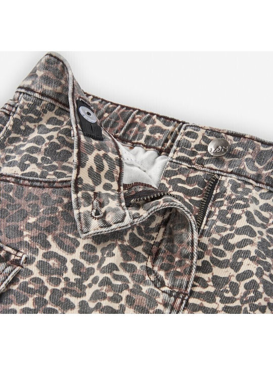 Kinder Rock aus Jeans Braun