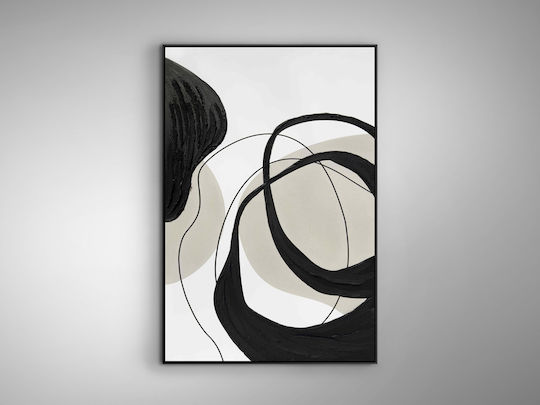 Action I 386548 – Acryl Gemälde 80x120cm Schwarzer Rahmen Action I 386548 – Acryl Gemälde 80x120cm Schwarzer Rahmen