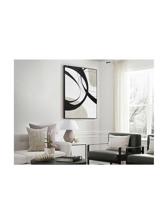 Actio Ii 386692 – Acrylic Painting 80x120cm Black Frame