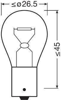 Osram Λάμπα Αυτοκινήτου P21W 24V