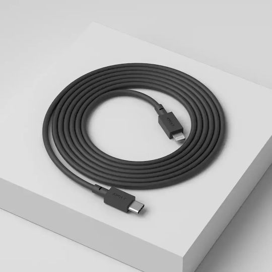 Fast Charging Data Cable Usb-c/lightning Apple Avolt 2 Meters Black