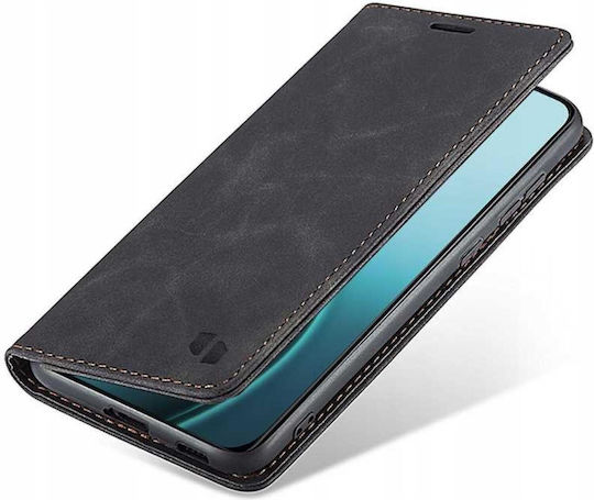 Spacecase Leather and Silicone Wallet Black (Oppo Reno 14 Pro)