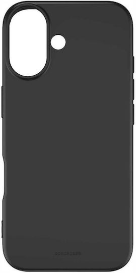 Spacecase Silicone Задна корица Силикон Черен (iPhone 17)