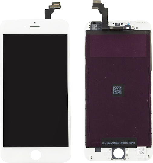 Οθόνη με Μηχανισμό Αφής για iPhone 6 Plus (Λευκό)