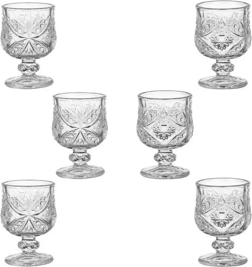 Set de pahare din Sticlă 45ml 6buc