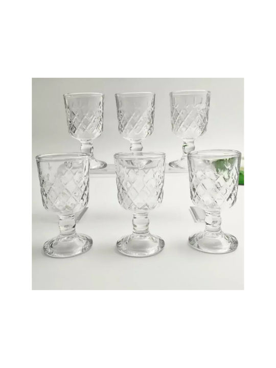 Set de pahare din Sticlă 50ml 6buc
