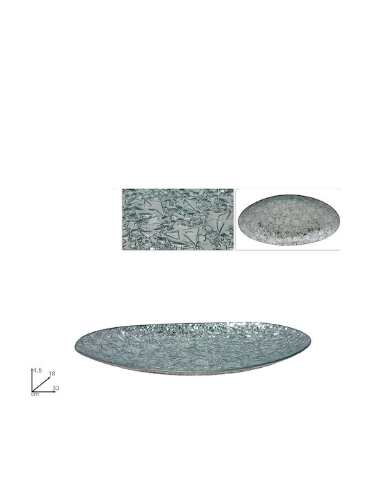 Due esse Platou Decorativ Albastru 1buc 33x18x4.5buc Due esse Platou Decorativ Albastru 1buc 33x18x4.5buc