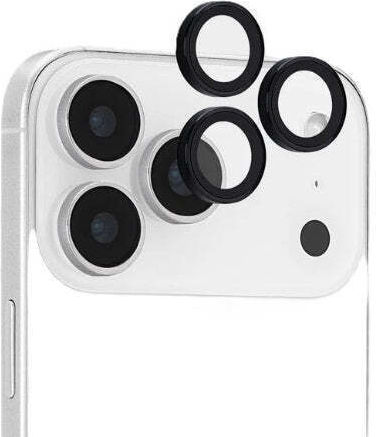 Lens Protector Προστασία Κάμερας Tempered Glass Μαύρο για το iPhone 17 Pro