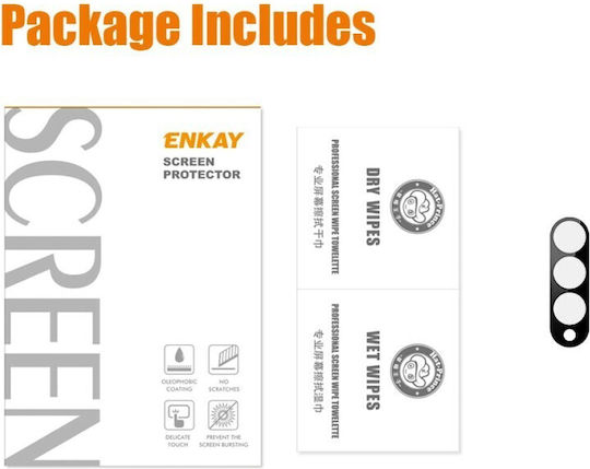 Enkay Camera Protection Tempered Glass Black for the Galaxy Z Fold4
