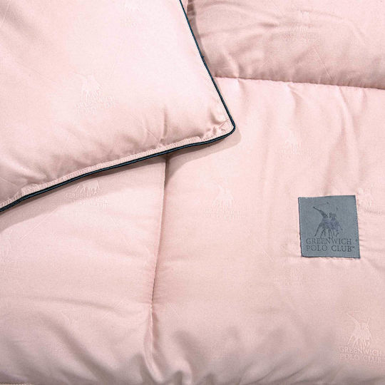 Greenwich Polo Club Πάπλωμα Μονό με Γέμιση Microfiber 160x240εκ. 4444 Pink 550 GSM 10.5 togs