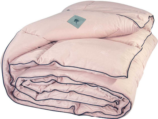 Greenwich Polo Club Пухено Куинсайз с Пълнеж Microfiber 220x240бр 4444 Розов 550 г/м²Gsm 10.5 togs Togs
