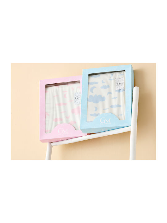 Gm Home Mink Βρεφική Κουβέρτα Ροζ 75x100cm