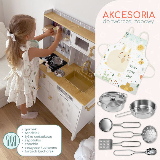 Mamabrum Детска кухня Аксесоар Престилка от дърво