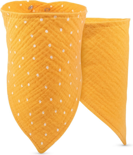 Baboo Baby Burp Cloth Portocaliu 25x25εκ. 2buc