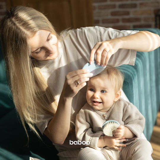 Baboo Babybürste & Kamm Blau 2Stück