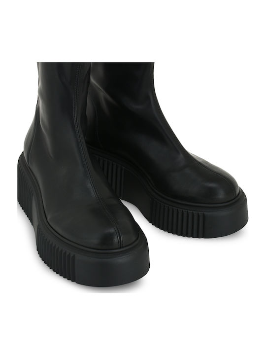 Stiefeletten Damen Schwarz