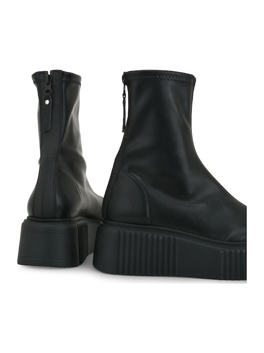 Stiefeletten Damen Schwarz