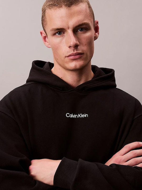 Sweatshirt with Hood Black