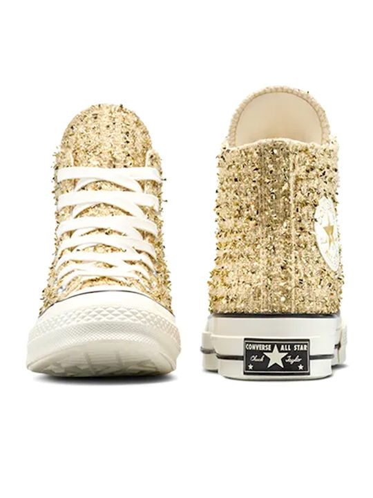 Chuck 70 Γυναικεία Μποτάκια Light Gold / White / Black