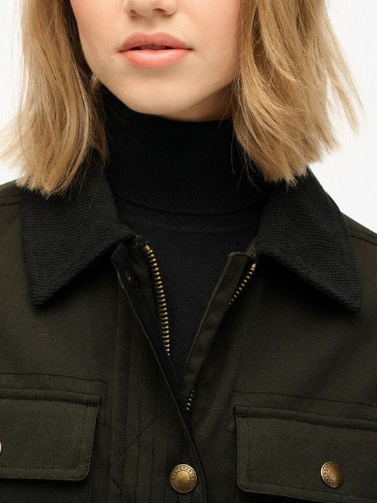 Women's Lifestyle Jacket for Winter Khaki