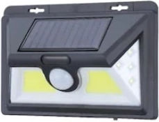 Set 12 Lămpi Solare de Perete 0.55W Alb Rece 5500K cu Senzor de Mișcare IP64 5.5buccm