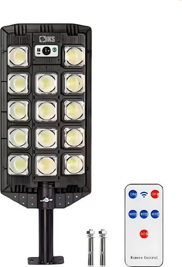 Lampă Solară Stradală Alb Natural cu Senzor de Mișcare, Fotocelulă și Telecomandă IP65