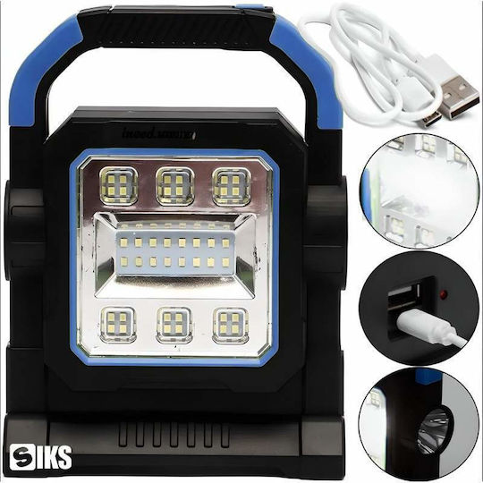 Solarleuchte Ampel mit Blau Licht IP44