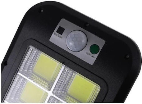 Lampă Solară 1.5W cu Senzor de Mișcare și Telecomandă IP65 9.9bucx21.6buccm