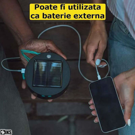 Suspendata Lampă Solară Ghirlande 100lm cu Alb Cald Lumină