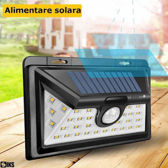 Montat pe perete Lampă Solară Alb Natural cu Senzor de Mișcare 15.5bucx10.5bucx4.5buccm