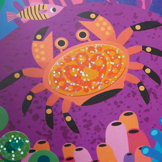 Set De Activități Poster Și Autocolante Ocean Life Sticker Sparkle