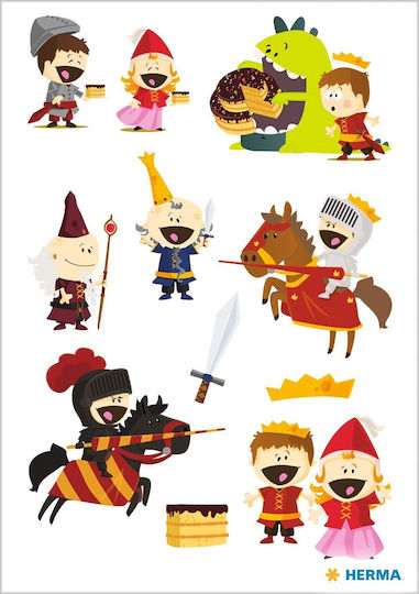 Herma Autocolante Little Knight pentru copii de 3+ ani+ ani