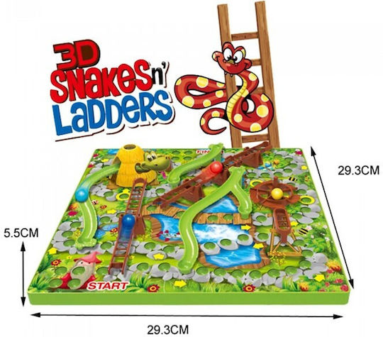 Настолна игра 3D Φιδάκι за 2-4 играчи 4+ години Martin Toys