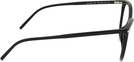 Women's Plastic Saint Laurent SL 833 001 55