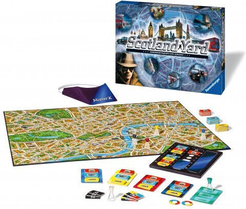 Brettspiel Scotland Yard Mister X für 2-6 Spieler 8+ Jahre Ravensburger