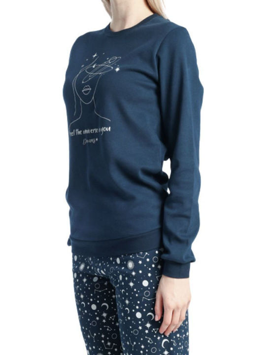 Dreams by Joyce Winter Women's Pyjama Set Blue