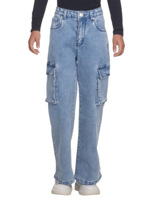 Kinder Schlaghose Jeans Dark Blue Denim