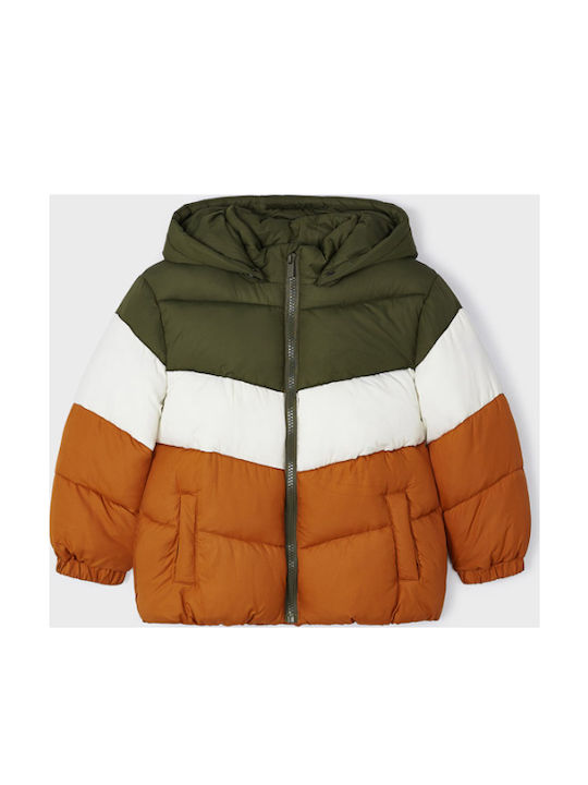 Kids' Casual Jacket Short with Hood Multicolour