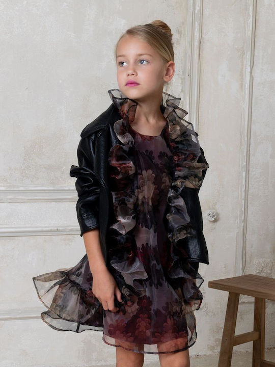 Kids' Jacket Short with Lining Black